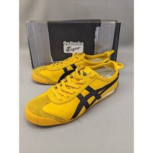 Authentic Onitsuka Tiger MEXICO 66 1183C102 751 Yellow/Black US 5.5, Pre-owned